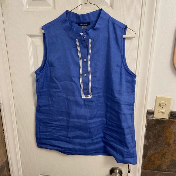 NWT Tommy Hilfiger sleeveless blouse - Picture 2 of 6